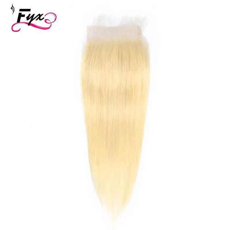 14 Inches / 4*4 lace closure Unprocessed Virgin Cuticle Aligned Human Hair