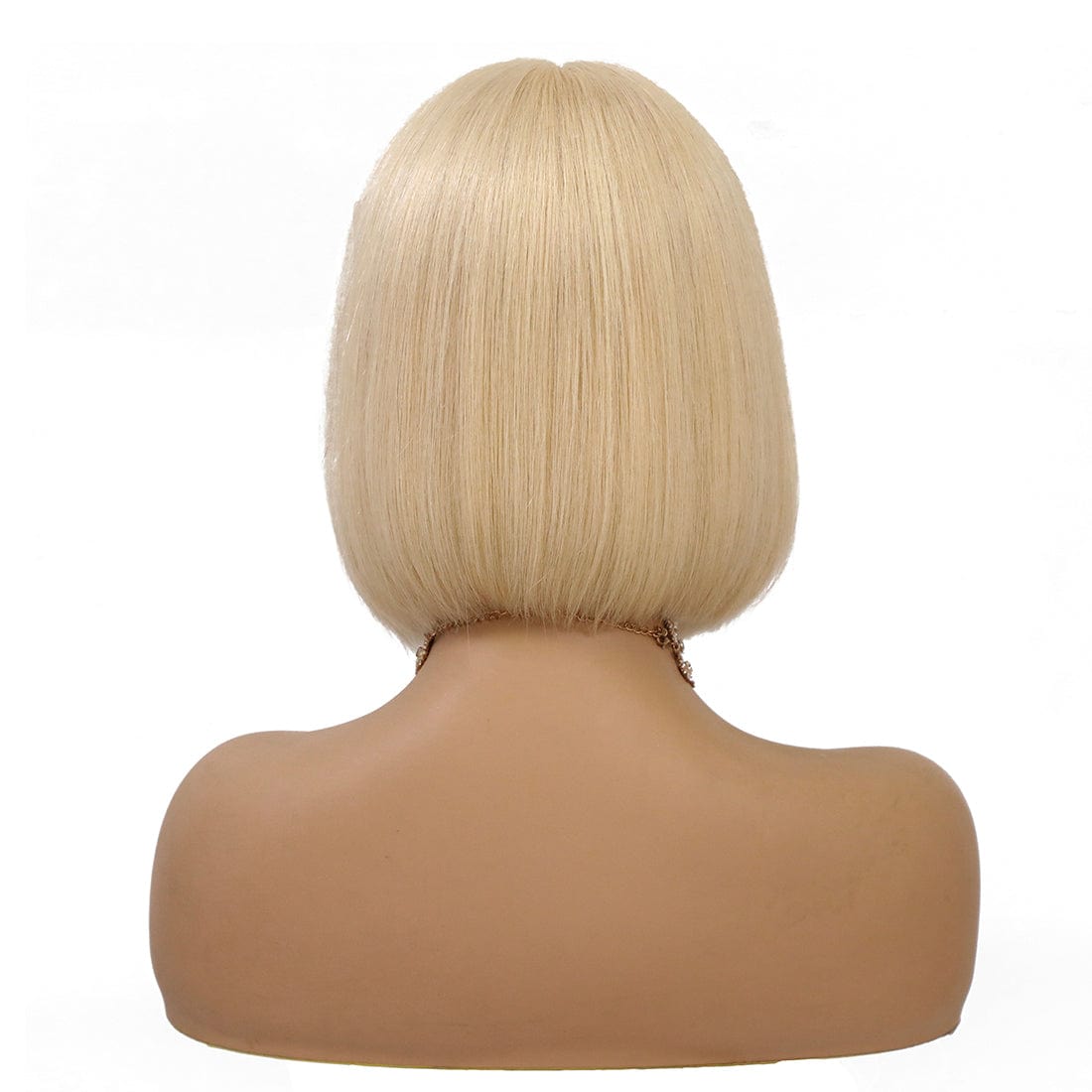 14 Inches / 613# YBRWIG China Virgin Human Hair Lace Frontal Straight Bob Wig for Black Women Wigs Pre Plucked with Baby Hair Free eyelashes