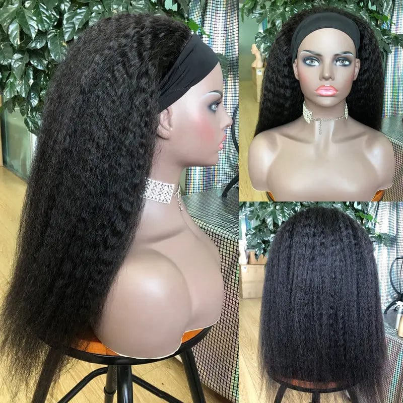 14 Inches / Headband Wig HD Lace Virgin Cuticle Aligned Hair Wigs