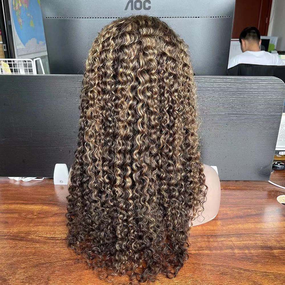 14 Inches / highlight curly Fashion Design 8 Inch Peruvian Human Hair