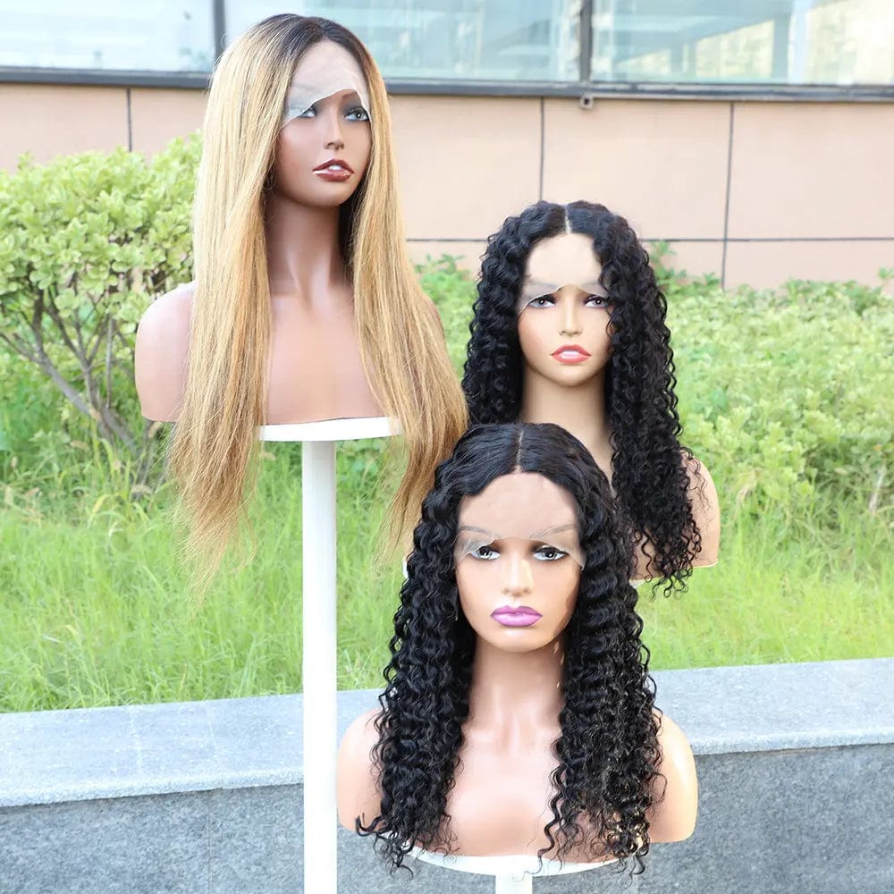 150% 200% Lace Frontal Human Hair Wigs