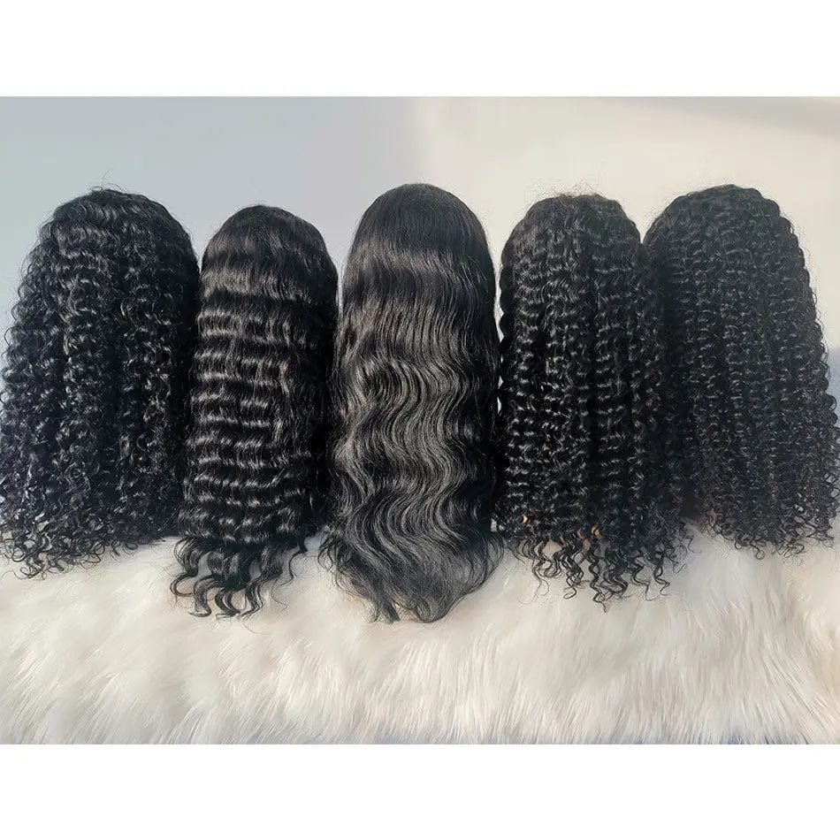 150% 200% Lace Frontal Human Hair Wigs