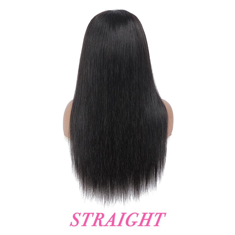 150 Density 100 Raw Virgin Cuticle Aligned Human Hair Bone Straight Body Wave Transparent Closure Wig 5X5