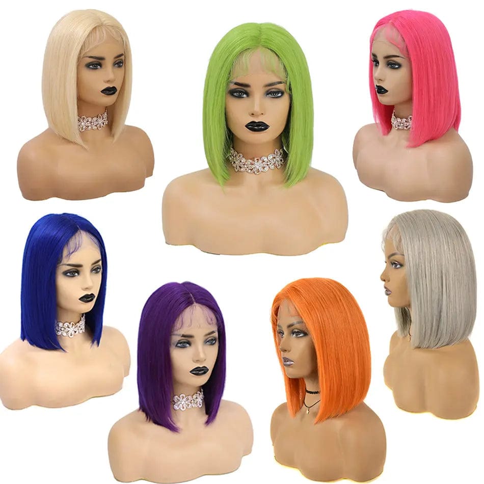 150% Density 613 Blonde/Green/Pink/Blue/Purple Wig