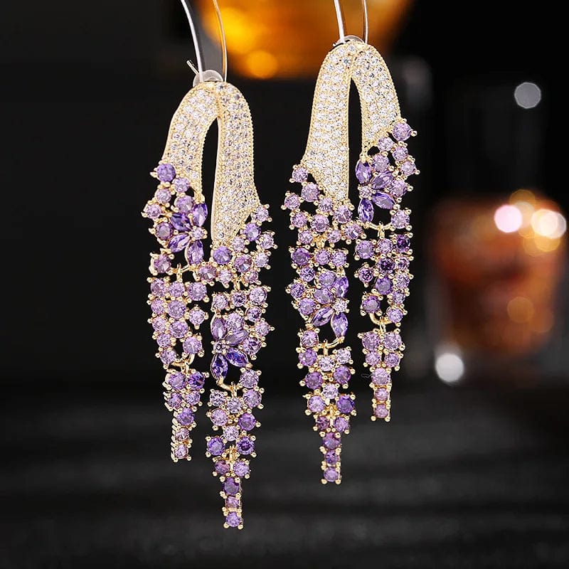 16 Fashion 24K Gold Plated Wholesale Dubai Gold Earrings Jewelry Women Cute Gift Party Western Wedding Copper Zircon Jewelry set