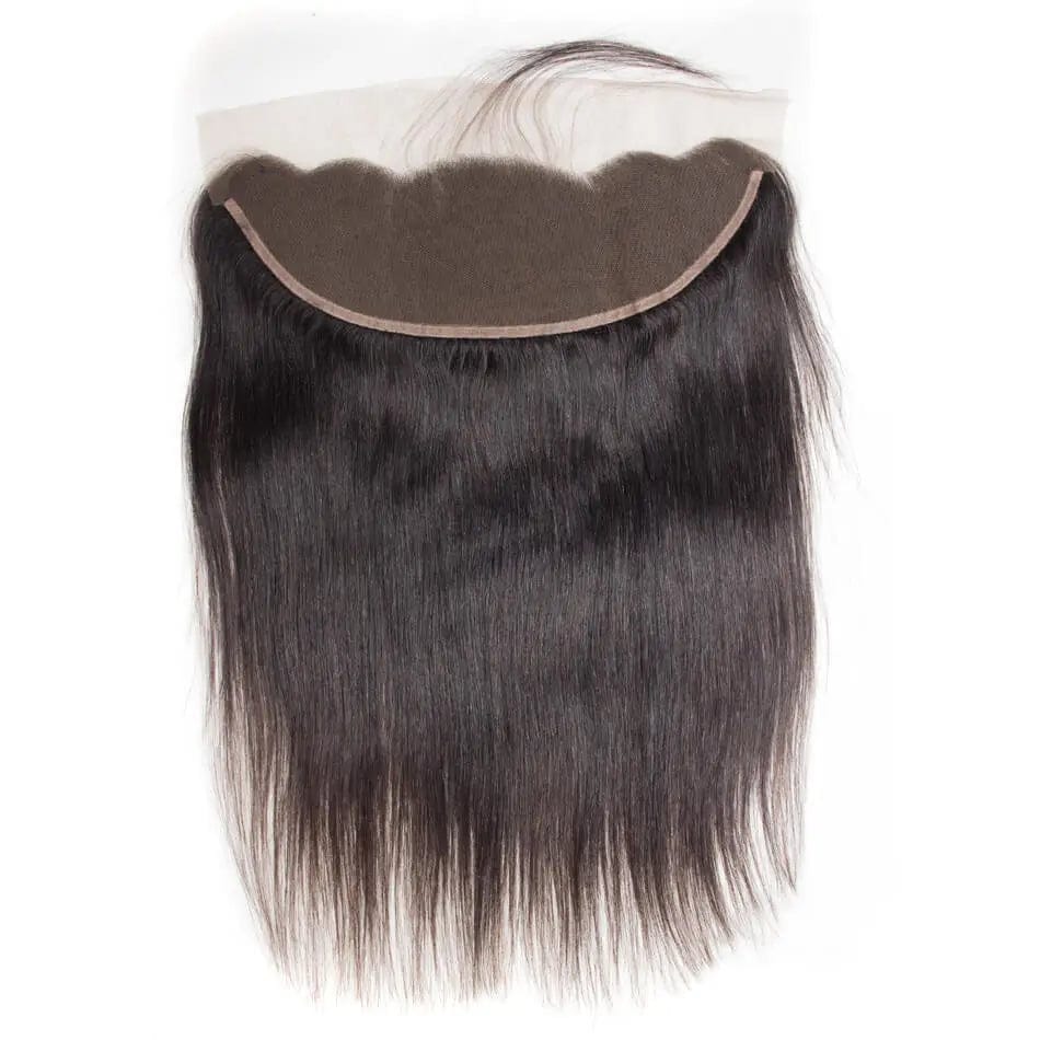 16 Inches / 13*4 all texture Frontal Factory Price Large Stock Grade 10A Brazilian Straight Hair Virgin Cuticle Aligned Hair Bundles