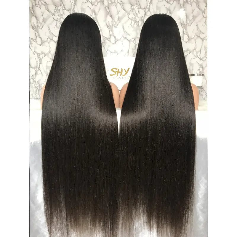 16 Inches / Black Virgin Unprocessed Undetectable Full Lace Wig