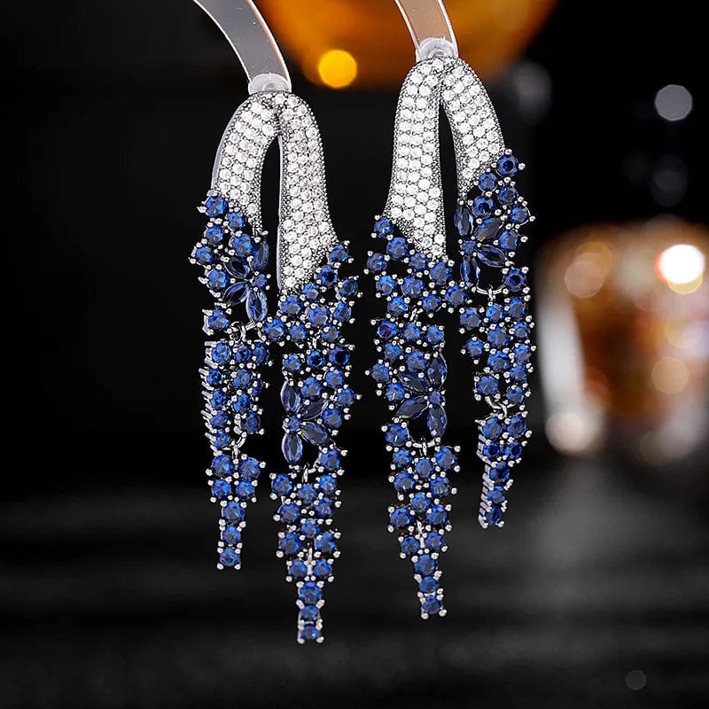 18 Fashion 24K Gold Plated Wholesale Dubai Gold Earrings Jewelry Women Cute Gift Party Western Wedding Copper Zircon Jewelry set