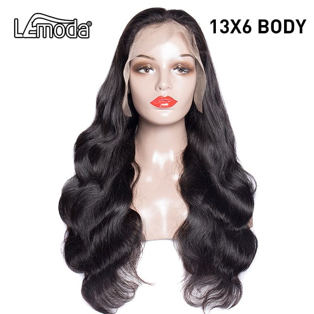 18 Inches / 13*6 Body Lemoda Cheap 40 Inch Long Hair Wig Virgin Brazilian Wholesale Lace Front Wig HD Transparent 13x6 Human Hair Wigs For Black Women