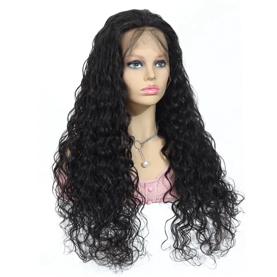 18 Inches / 13x4 water wave lace wig Natural Water Wave Wig 13X4 Lace Front