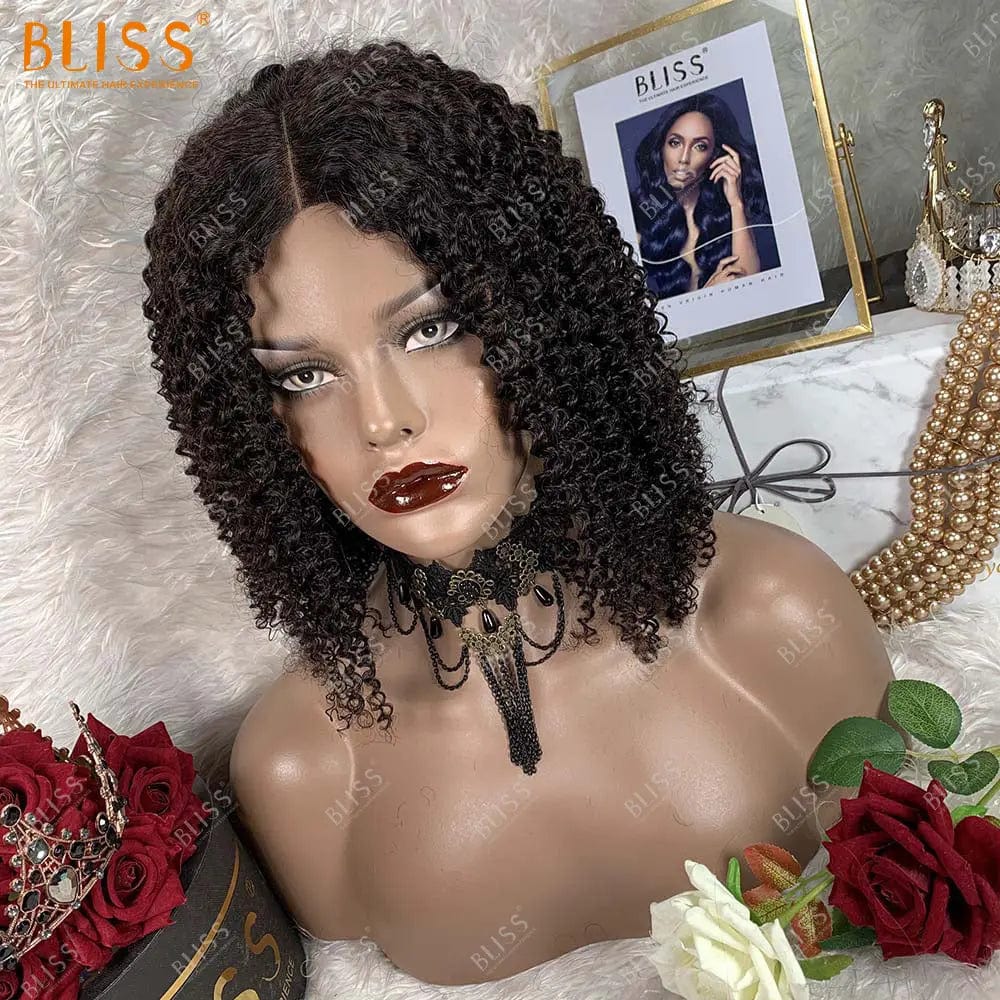 18 Inches / 13x4 wig 8 Bliss Human Hair Lace Front Wigs Closure Bob Wigs