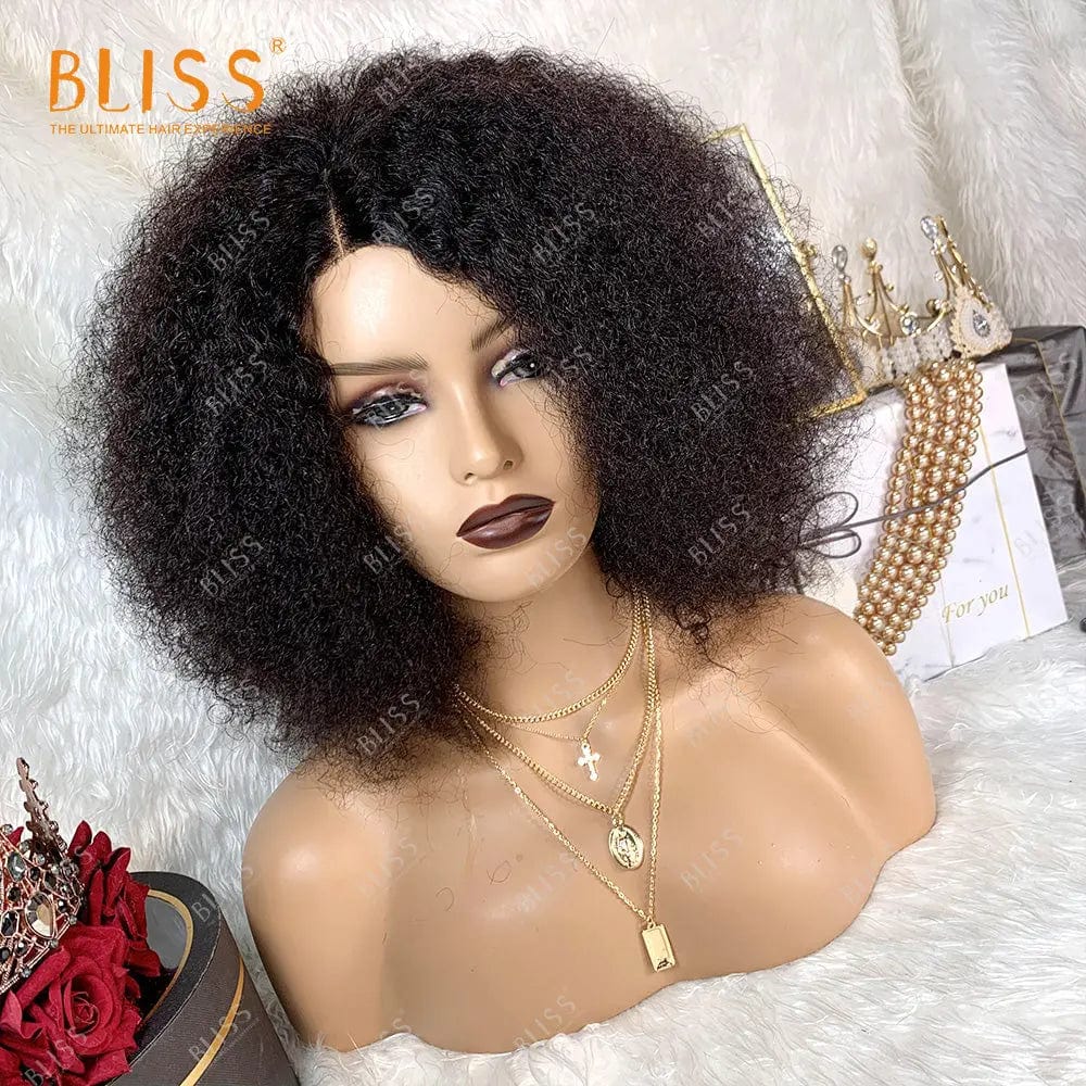 18 Inches / 4x4 wig 16 Bliss Human Hair Lace Front Wigs Closure Bob Wigs