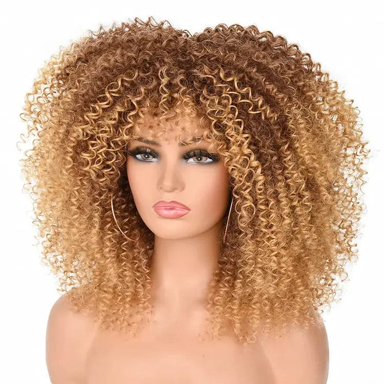 18 inches Deep Curly Synthetic Bob Wigs