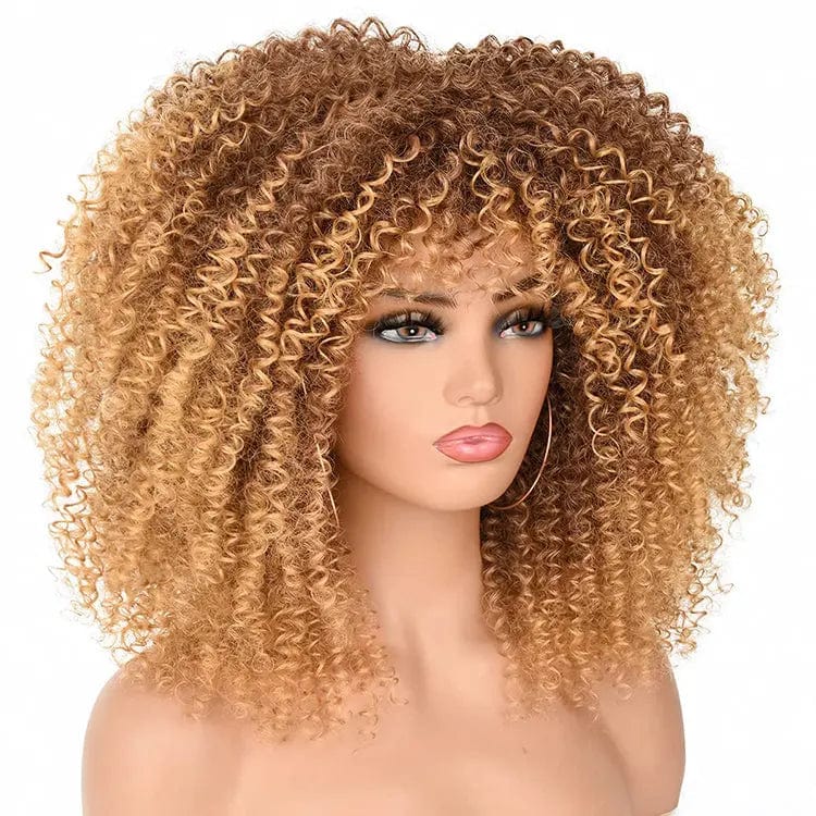 18 inches Deep Curly Synthetic Bob Wigs