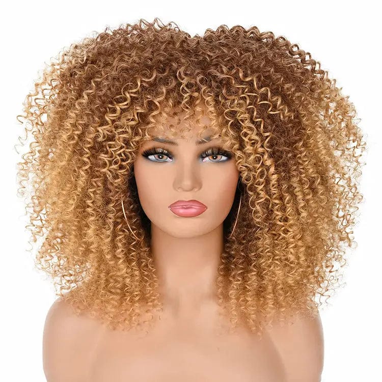 18 inches Deep Curly Synthetic Bob Wigs