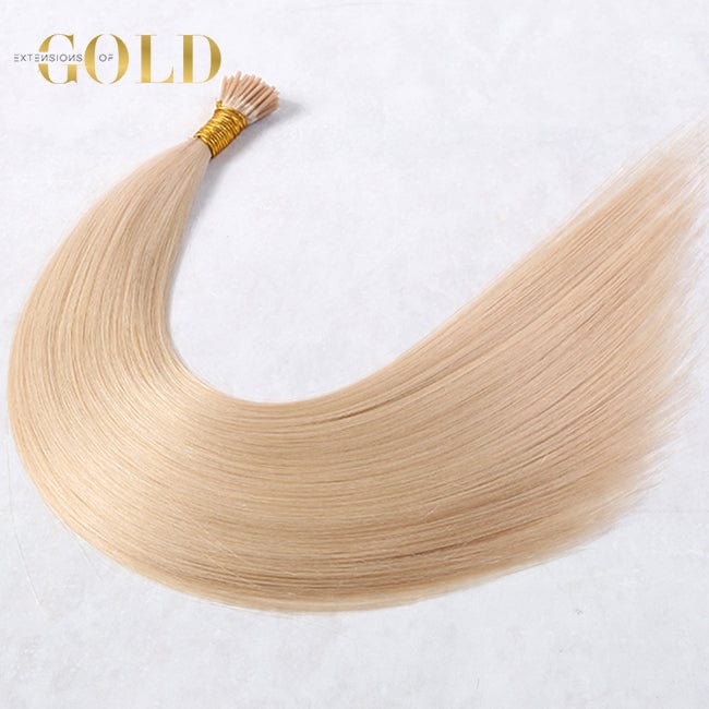 18 Inches / Honey Blonde (#24) Wholesale 100 Keratin Hair Flat Tip U Tip Human Hair Extension Best Quality Prebonded I Tip Hair