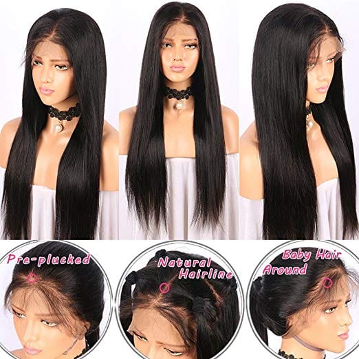 180% Straight With blunt Bangs Wigs Remy Human Hair Bob Lace Wigs Bob Cut Peruvian Hair Full Lace Wigs For Black Women