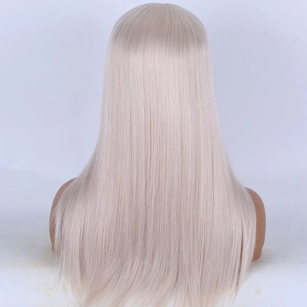 18inches / Platinum Blonde / 7X8 Factory Price Toppers Hair Pieces  Remy Human Hair Platinum Blonde 18 Inches Double Drawn Silk Base Topper