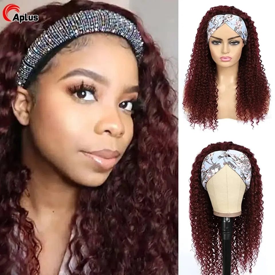 1b 99j / 12inches Ombre Blonde Headband Wig