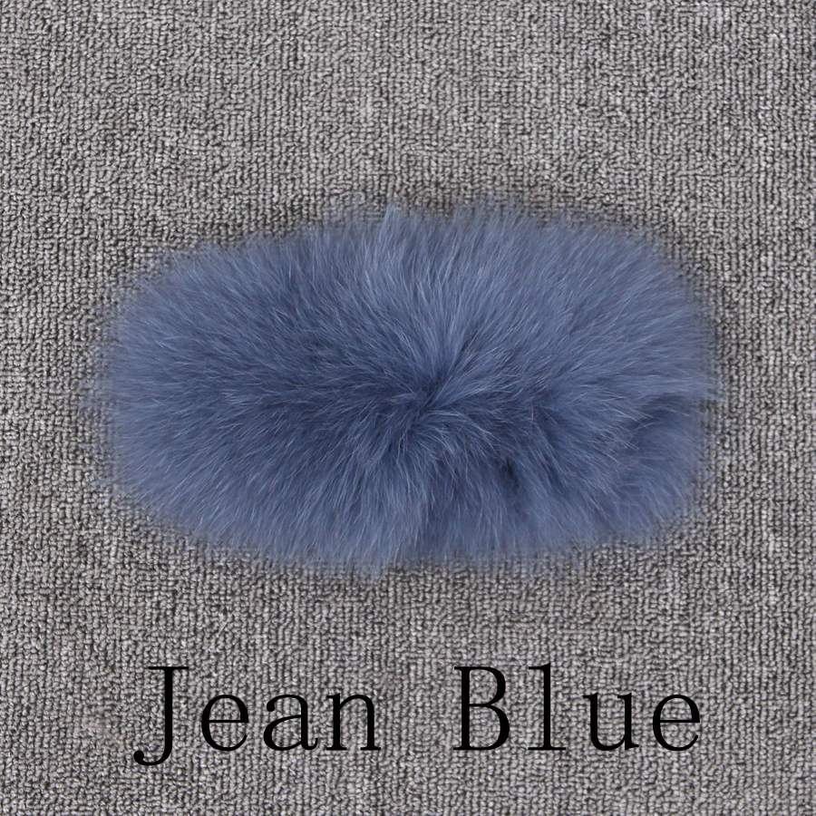 2 XL / jean blue QIUCHEN new women winter fur coat dyed vest with big hood genuine natural fur fox vest QC8062