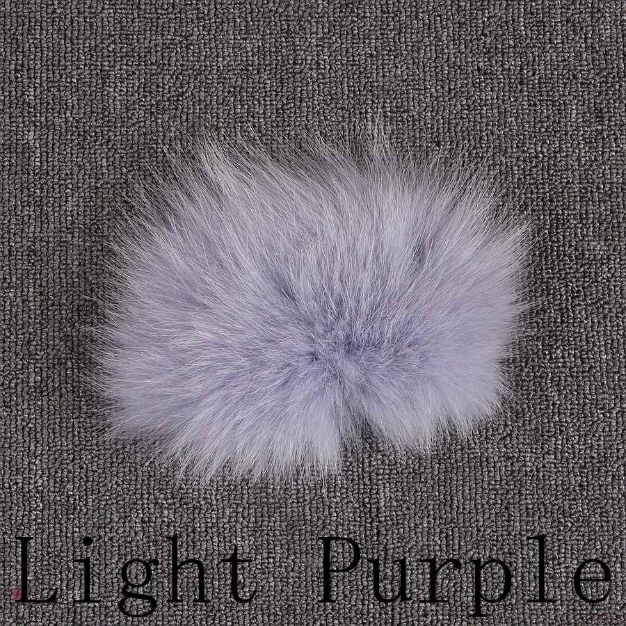 2 XL / light purple QIUCHEN new women winter fur coat dyed vest with big hood genuine natural fur fox vest QC8062