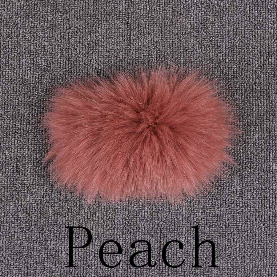 2 XL / peach QIUCHEN new women winter fur coat dyed vest with big hood genuine natural fur fox vest QC8062