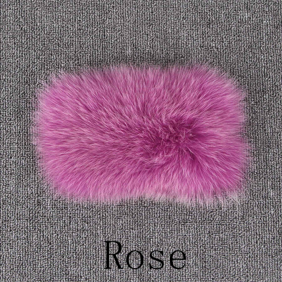 2 XL / rose QIUCHEN new women winter fur coat dyed vest with big hood genuine natural fur fox vest QC8062