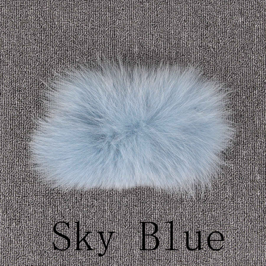 2 XL / say blue QIUCHEN new women winter fur coat dyed vest with big hood genuine natural fur fox vest QC8062