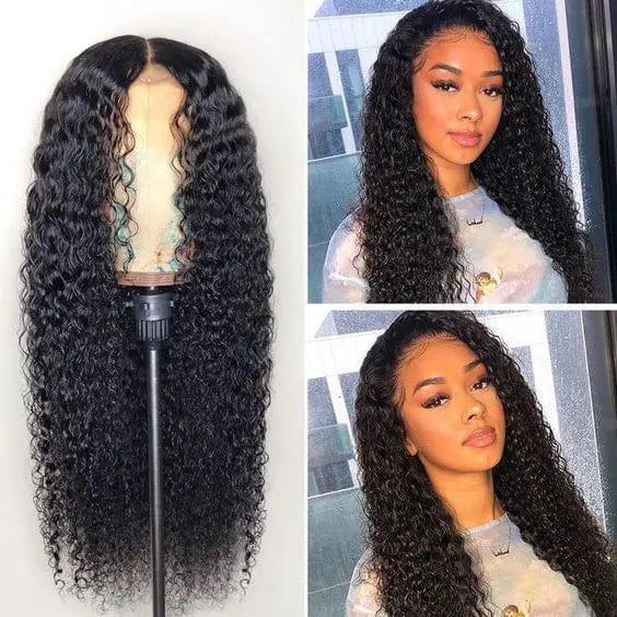 20 Inches / Deep Wave Natural Human  Hair Extensions Black Women,cuticle Aligned Unprocessed Raw Virgin Hair Brazilian Hair Hd Lace Frontal Wigs