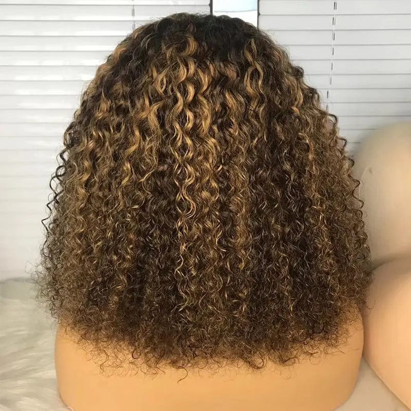 200% Black With Honey T1B/4/27 lace front Wig