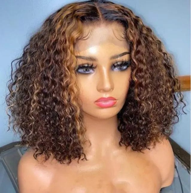 200% Black With Honey T1B/4/27 lace front Wig