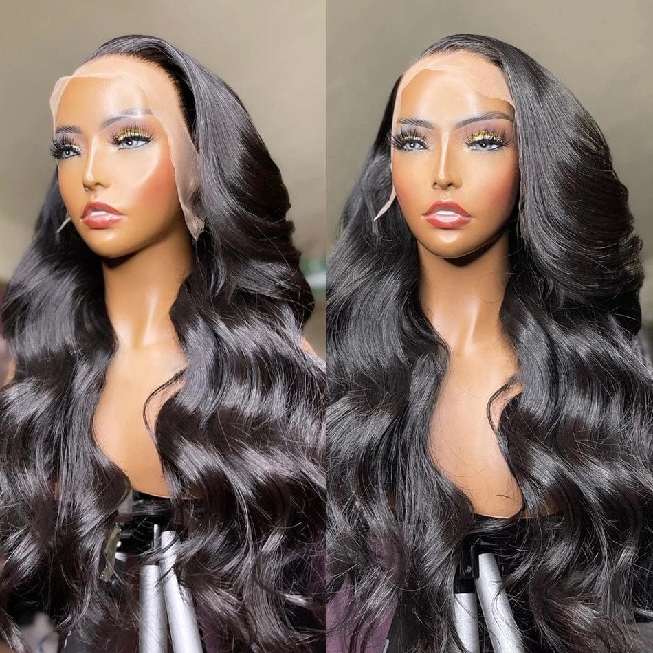 200Density Natural Body Wave  Human Hair Wigs with Babyhair Prepluck 5X5 Lace Closure Wig for Black Women Glueless Indian Remy