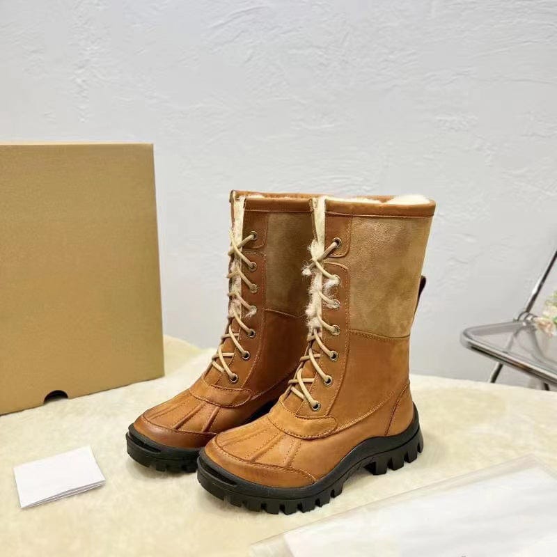 2022 high quality Wholesale  fashion real fur  women  winter snow boots shoes