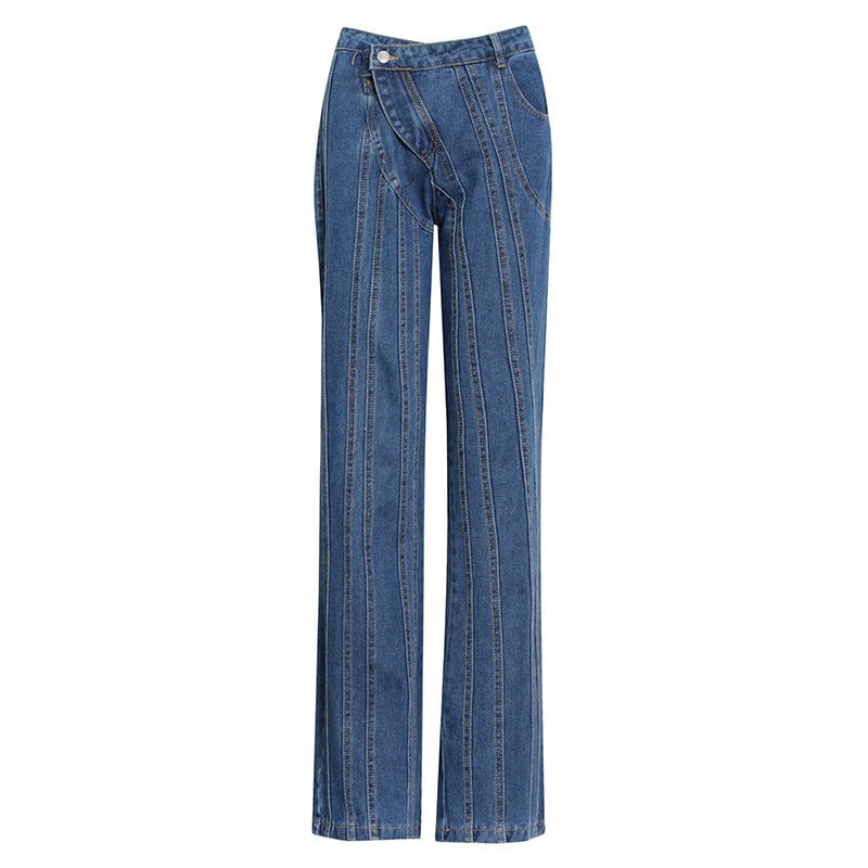 2022 Hot New Jeans Street Casual Flared Pants Slim Ladies Pants Skinny Blue Denim jeans women