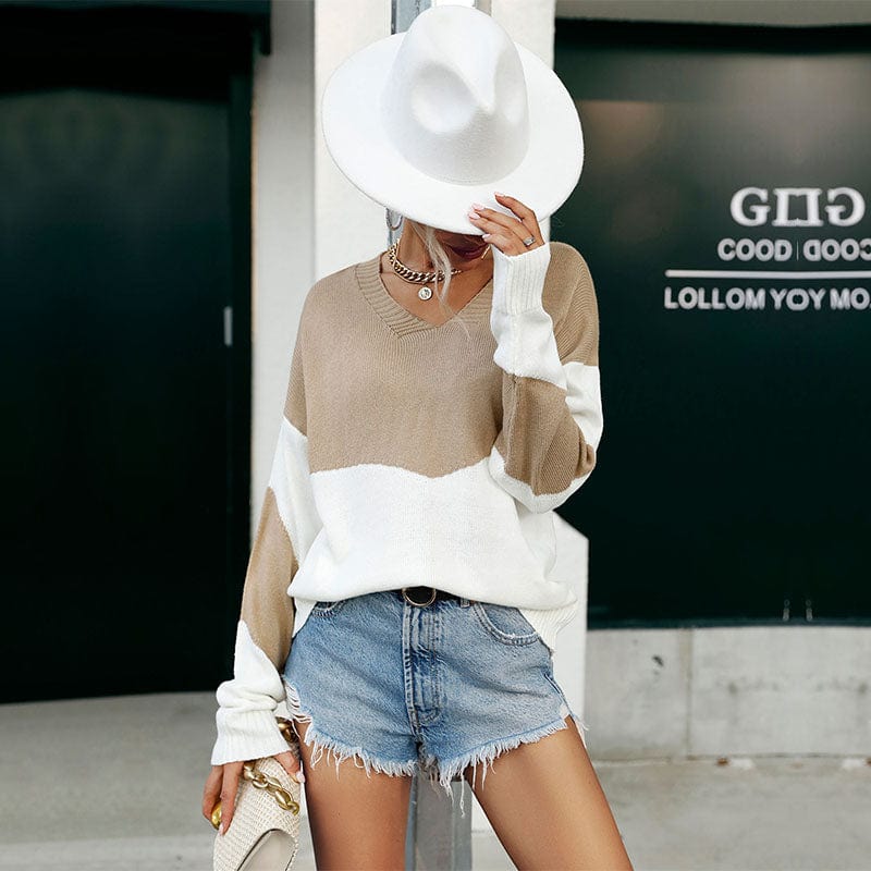 2022 New Arrivals Winter Women's Long Sleeve V Neck Bolero Knitted Pullover Sexy Tube Women Sweater