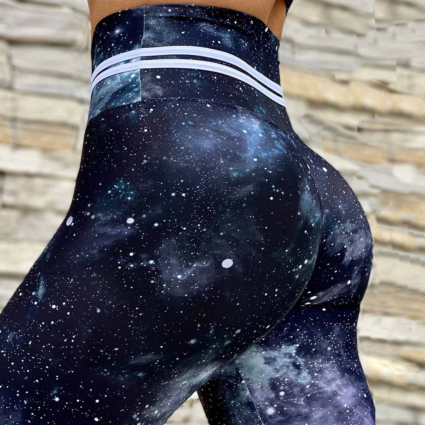 2022 New High Waist Printed Casual Pencil Pants Skinny fitness yoga pants