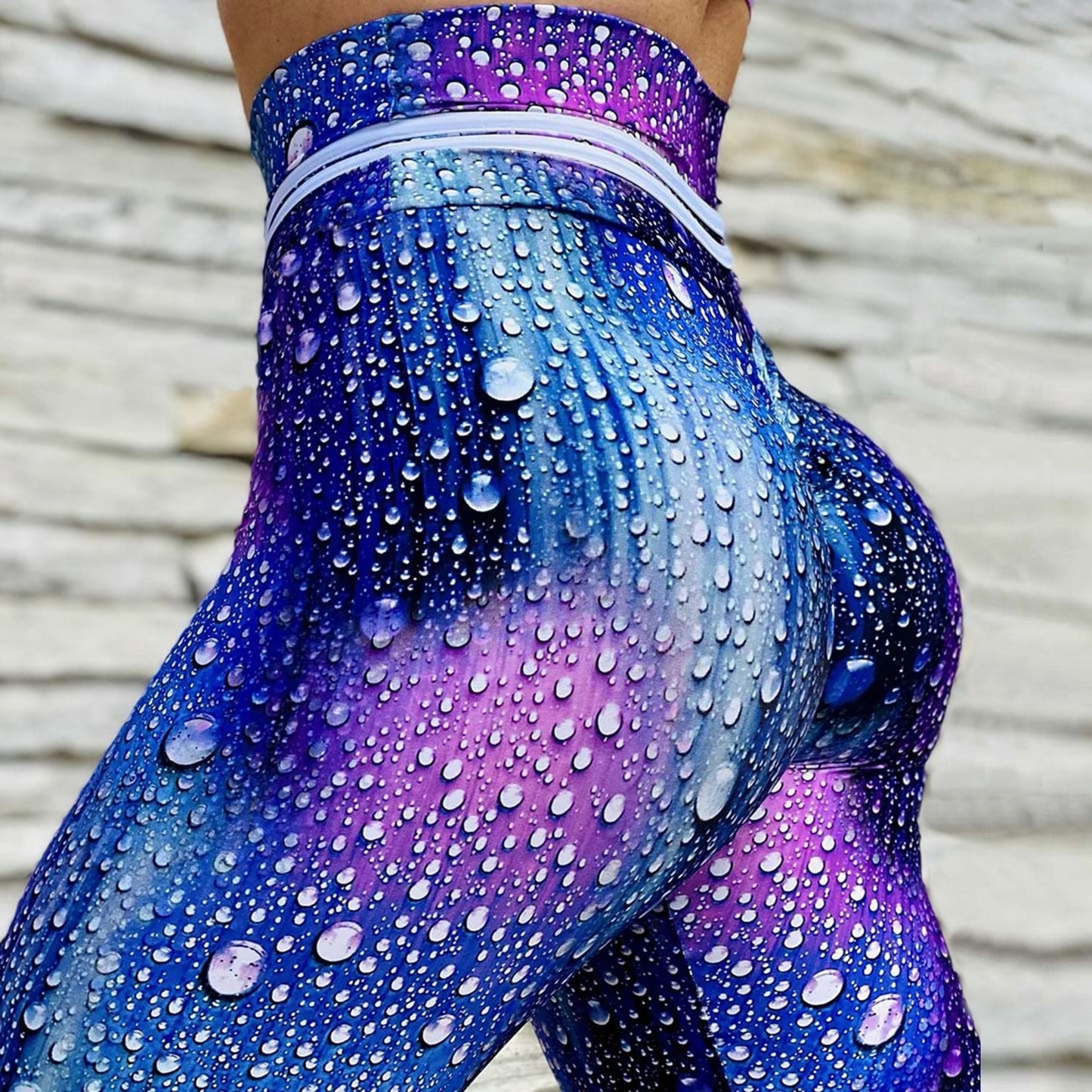 2022 New High Waist Printed Casual Pencil Pants Skinny fitness yoga pants