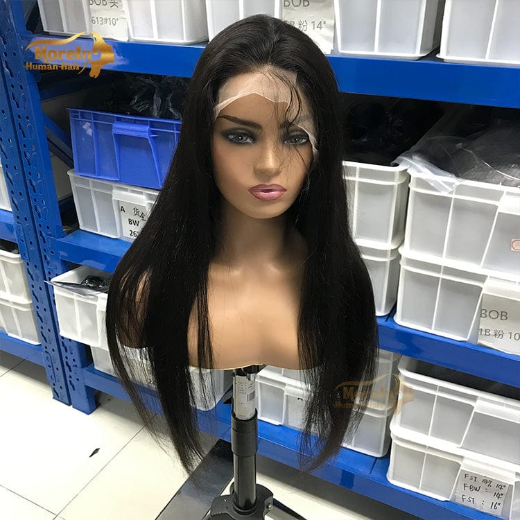 2023 New arrival hot selling virgin cuticle aligned vietnamese double drawn human hair wigs, human hair wig 180 density