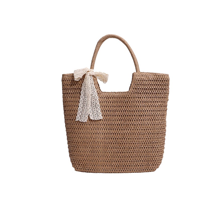 2023 New Arrivals Woven Straw Beach Tote Bag Summer Purses Boho Bags Bohemian Wicker Rattan Handbags