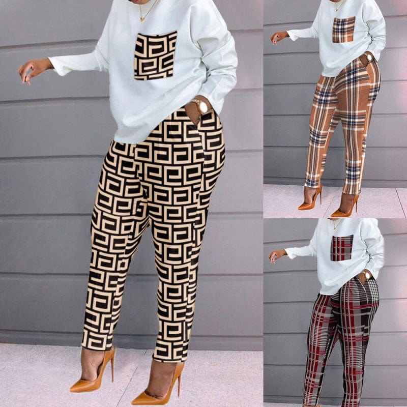 2023 Women's Clothing Vendors Fashion Autumn Women Casual Two Piece Set