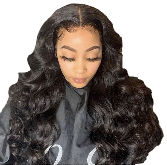 22 Inches / 13*4-loose wave D Wholesale virgin brazilian human hair 13x4 transparent lace front wigs,free sample black women 13x4 lace front wig human hair