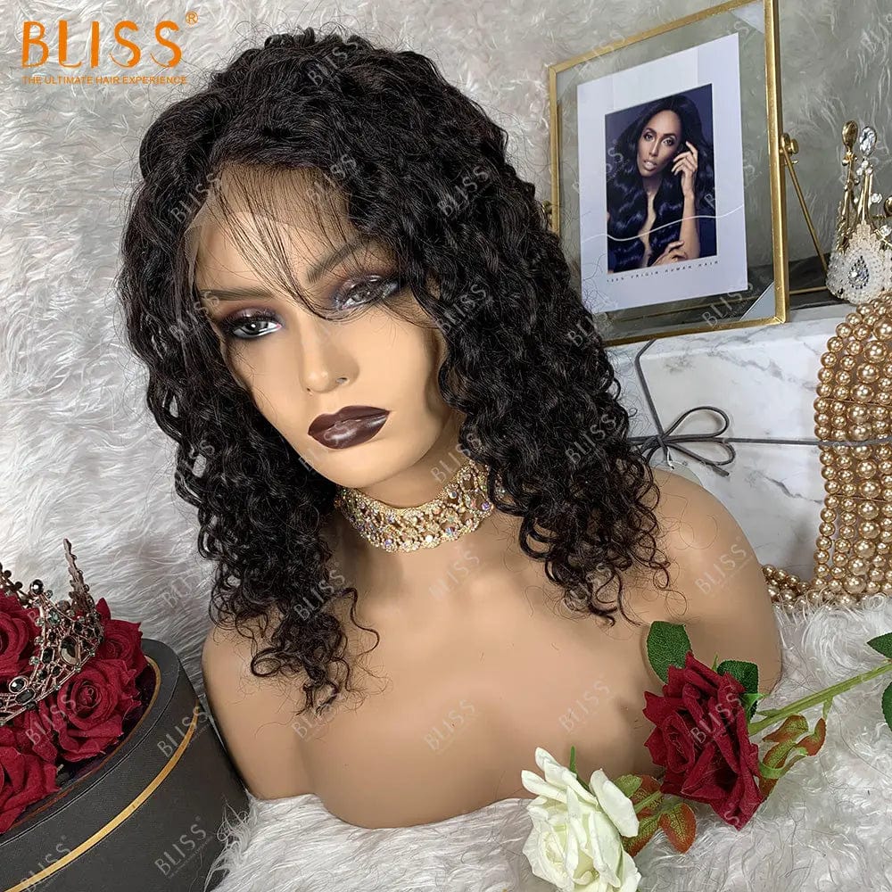 22 Inches / 13x4 wig 7 Bliss Human Hair Lace Front Wigs Closure Bob Wigs