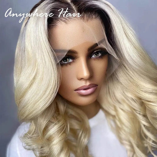 22 Inches / 1B/613 Allure Romance Ombre Blonde Human Virgin Hair