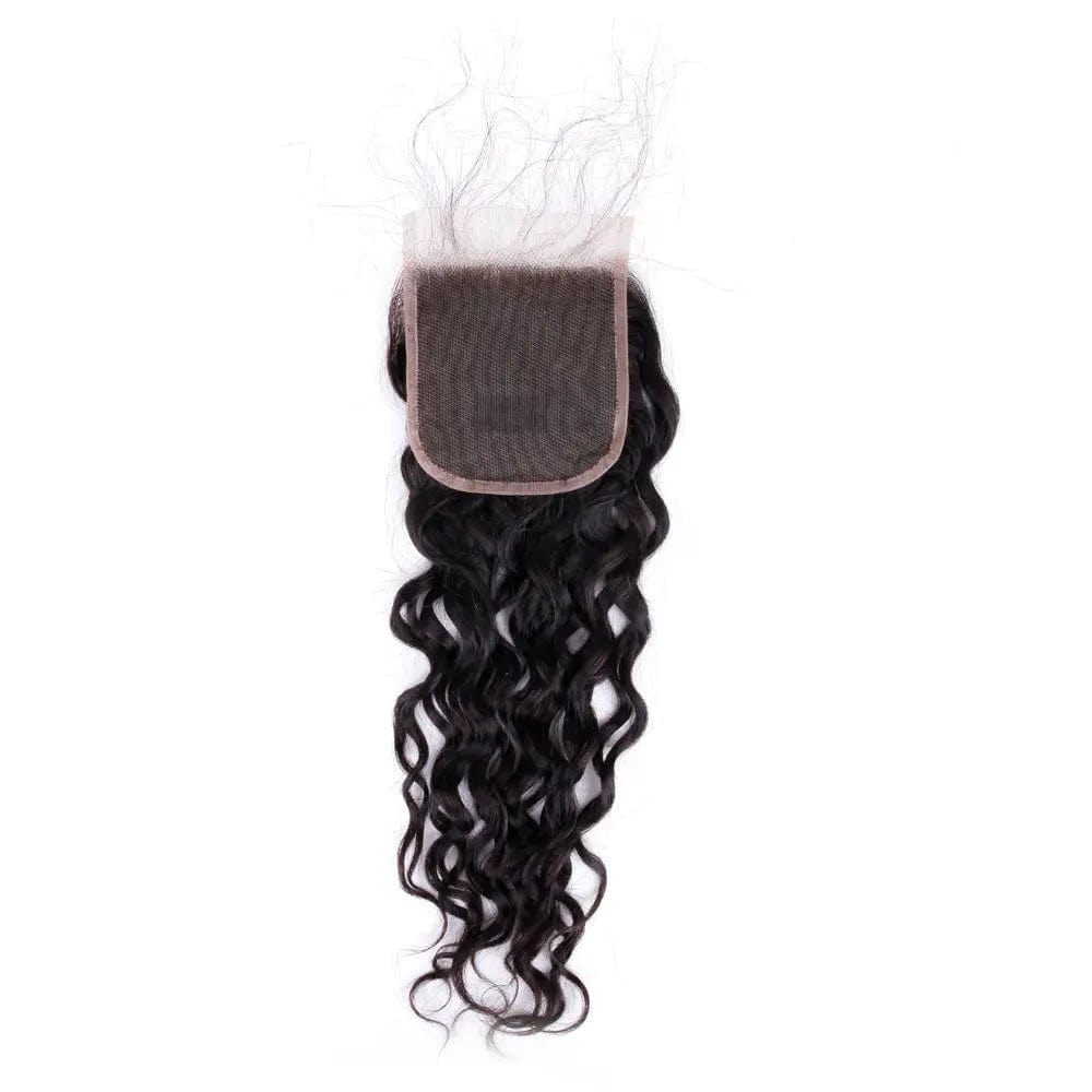 22 Inches / 4x4  transparent lace natural wave Factory Price Virgin Human Hair Real Swiss Transparent 4x4 13x6 Hd Film Lace Frontal