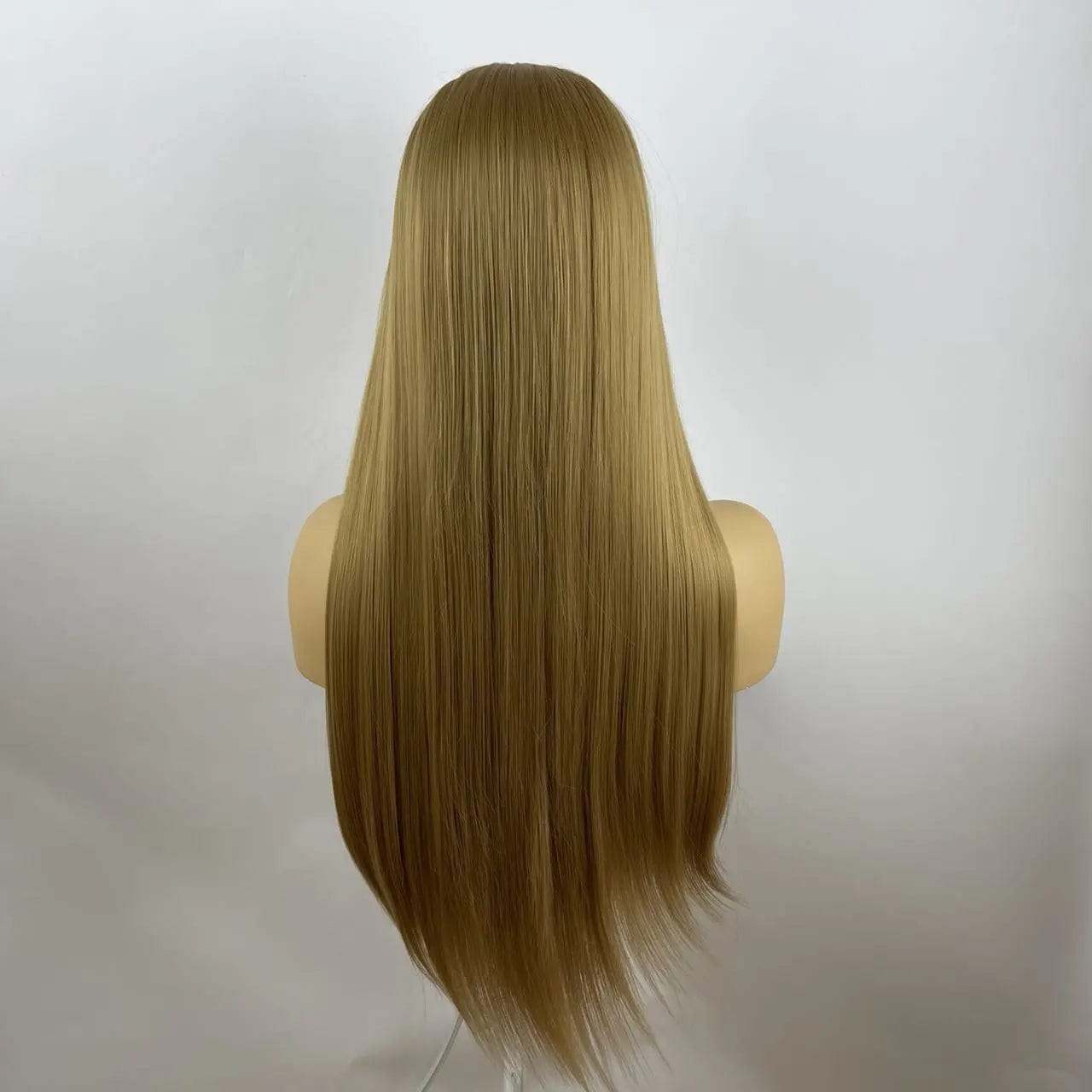 22 Inches / Brown 30 Inches Straight wave Heat Resistant Fiber wigs