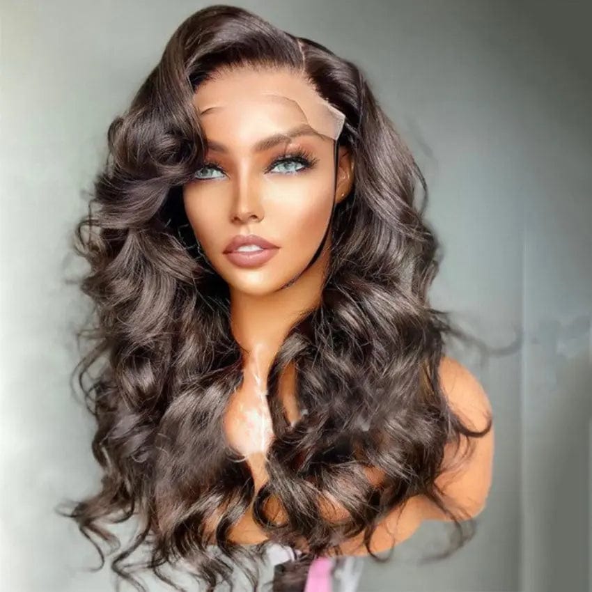 24 Inches / 13*6 Lace Front Wig 1 Wholesale Long Part Bleach Knots Ocean Wave Virgin Cuticle Aligned Human Hair 13*6 HD Lace Front Wigs