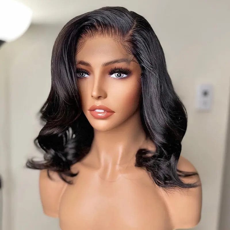 26 Inches / Black New Design HD Lace Silk Closure 4*4 5*5 Lace Closure Human Hair Wig Virgin Indian Hair Glueless HD Thin Swiss Lace Frontal Wig