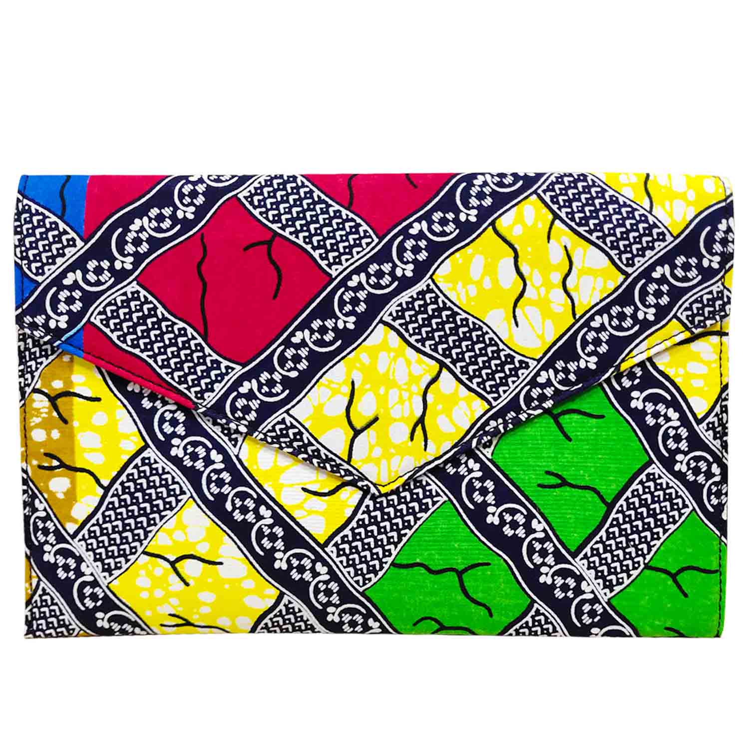 28*18*1cm / 3 Fashion Women Cross-body Elegant Bags With Straps African Print Handbags