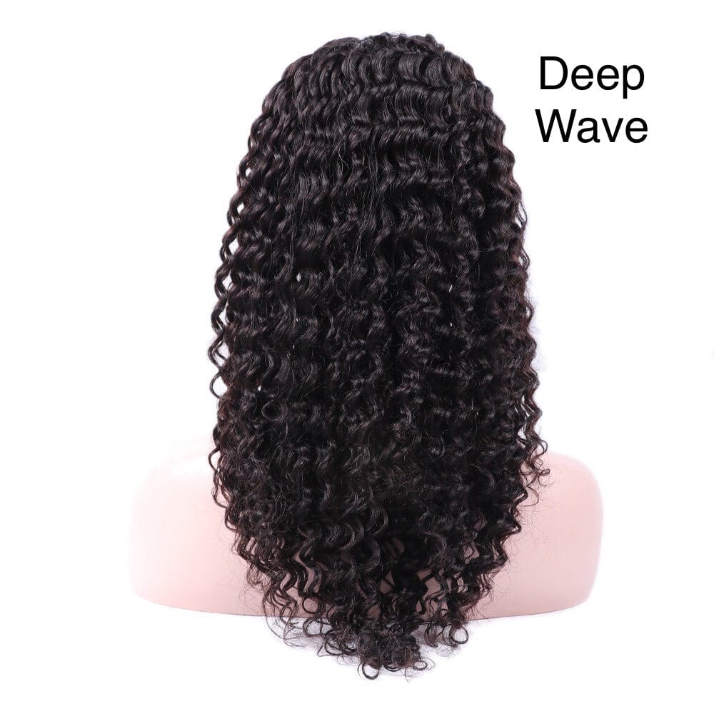 28 Inches / deep wave TRIO Susan Fast Shipping 180% density 13x4 pre plucked swiss lace frontal thick wigs