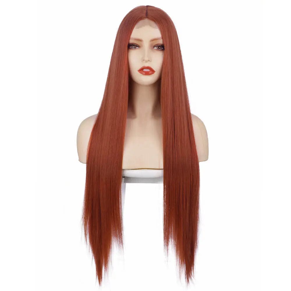 28 Inches / WL9353-350# Synthetic Blend Wig Extension Heat Resistant Ombre